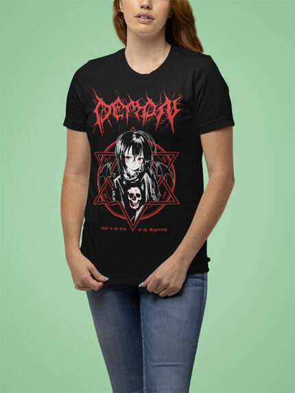 Anime Round neck Ladies T-shirt - WTEE-336