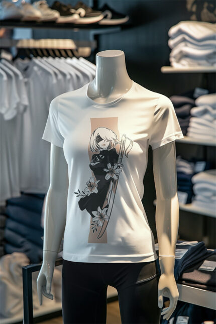 Nier Automata Anime Summer Ladies T-Shirt - WTEE-348