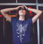 Angelic Skeleton Summer Ladies T-shirt - WTEE-363