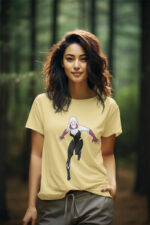 Girl's Marvel Spider Gwen T-Shirt | WTEE-366 - Image 2