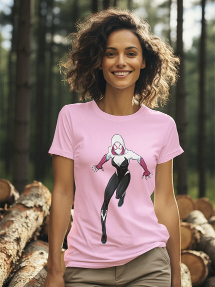 Girl's Marvel Spider Gwen T-Shirt | WTEE-366