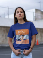 Floral Figure Graphic Ladies T-shirt - WTEE-70 - Image 2