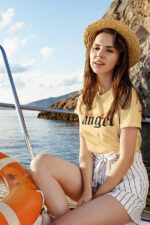 Angel Letter Graphic Summer Finest T-shirt | WTEE-080 - Image 2
