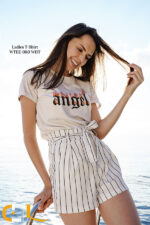 Angel Letter Graphic Summer Finest T-shirt | WTEE-080