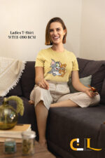 Tom & Jerry Design Printed Female T-shirt | WTEE-090 - Image 4