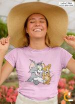 Tom & Jerry Design Printed Female T-shirt | WTEE-090 - Image 6