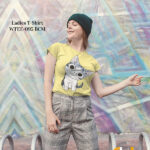 Kitty Design Crew neck Female T-Shirt | WTEE-095