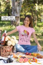 Floral & botanical Graphic Ladies T-shirt | WTEE-097 - Image 3
