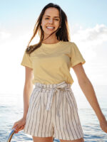 Slim Fit Crew Neck Ladies T-shirt - SWT-B3 - Image 4