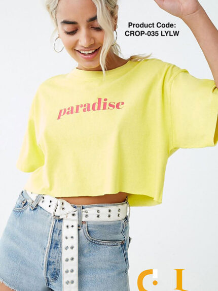 PARADISE Female Crop Top | CROP-035