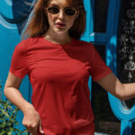Round Neck Solid Ladies T-shirt - SDT-B2.2