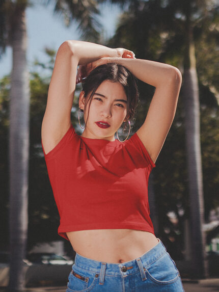 CONIAL Classic Solid Crop Tops - SCRP-B1