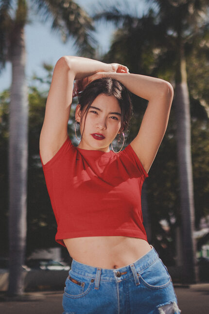 CONIAL Classic Solid Crop Tops - SCRP-B1