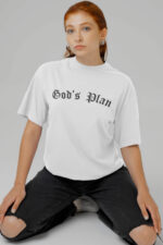 Letter Graphic Relax Fit Ladies T-shirt - WTEE-1032 - Image 2