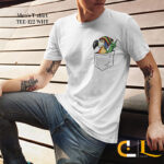 Parrot Pocket Designed Mens T-shirt - TEE-122