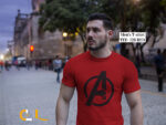 Avengers Sign Mens Round Neck T-shirt - TEE-126