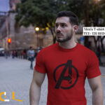 Avengers Sign Mens Round Neck T-shirt - TEE-126