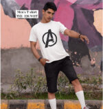 Avengers Sign Mens Round Neck T-shirt - TEE-126 - Image 2