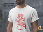 Red Dragon Mens Roundneck T-shirt - TEE-129 - Image 2