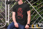 Red Dragon Mens Roundneck T-shirt - TEE-129