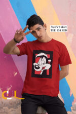 Cute Rabbit Designed Mens T-shirt - TEE-134