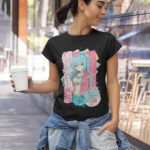 Harajuku Style Heroine Ladies T-shirt - WTEE-1548
