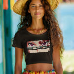 Tengen Eyes Ladies Crop Top - Crop-1554