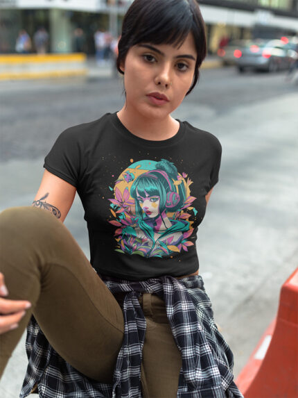 Anime Ladies Crop Top - Crop-1555