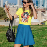 Traditional Geisha Anime Ladies Crop Top - Crop-1564