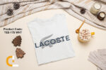LACOSTE Letter graphic Mens T-shirt - TEE-175 - Image 4