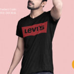 Red Levis Mens Round Neck T-shirt - TEE-201