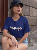 Tokyo Letter Graphic Ladies T-shirt - WTEE-1031 - Image 4