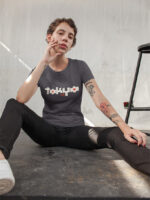 Tokyo Letter Graphic Ladies T-shirt - WTEE-1031 - Image 2