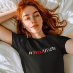 Letter Graphic Crew Neck Ladies T-shirt - WTEE-1035