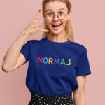 Letter Graphic Ladies T-shirt - WTEE-1040