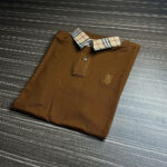 Premium Cotton Men's Polo - Brand: Burberry - Image 4