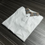 Premium Cotton Men's Polo - Brand: Burberry - Image 9
