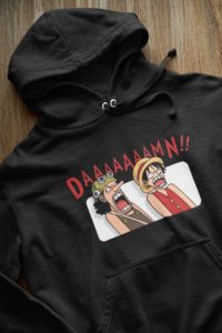 Expressive Graphic Hoodie with Bold Anime Design - HOOD-1079 - Image 5