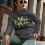 Letter Graphic Hoodie - HOOD-1113