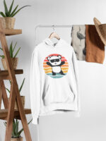 Cool Dancing Panda Designed Hoodie - HOOD-1151 - Image 2