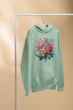 Floral Printed Hoodie - HOOD-1900 - Image 5