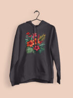 Floral Casual Hoodie - HOOD-1901 - Image 5