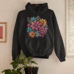 Floral Casual Hoodie - HOOD-1902 - Image 5