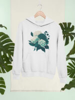 Floral Casual Hoodie - HOOD-1903 - Image 4