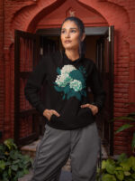 Floral Casual Hoodie - HOOD-1903