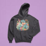 Floral Hoodie - HOOD-1904 - Image 2