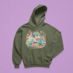 Floral Hoodie - HOOD-1904 - Image 3