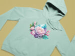 Floral Casual Hoodie - HOOD-1906 - Image 2