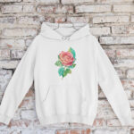 Floral Casual Hoodie - HOOD-1907