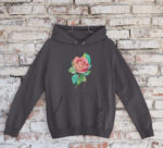 Floral Casual Hoodie - HOOD-1907 - Image 4